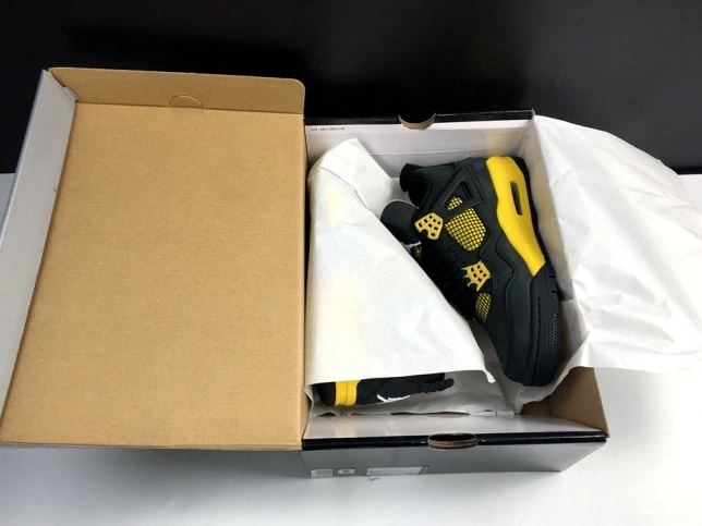 Cheap TBkick Air 4 Jordan Retro Thunder 308497-008 0810